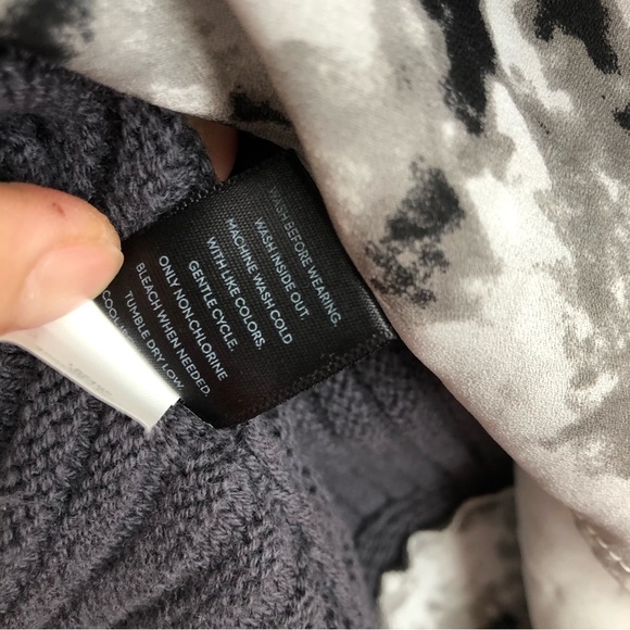 SIMPLY VERA Women’s Gray Knitted Sweater Tunic Dark Academia Size XS - Picture 7 of 9